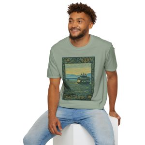 Whidbey Island Ferry, MV Suquamish, Vintage-Inspired Softstyle T-Shirt