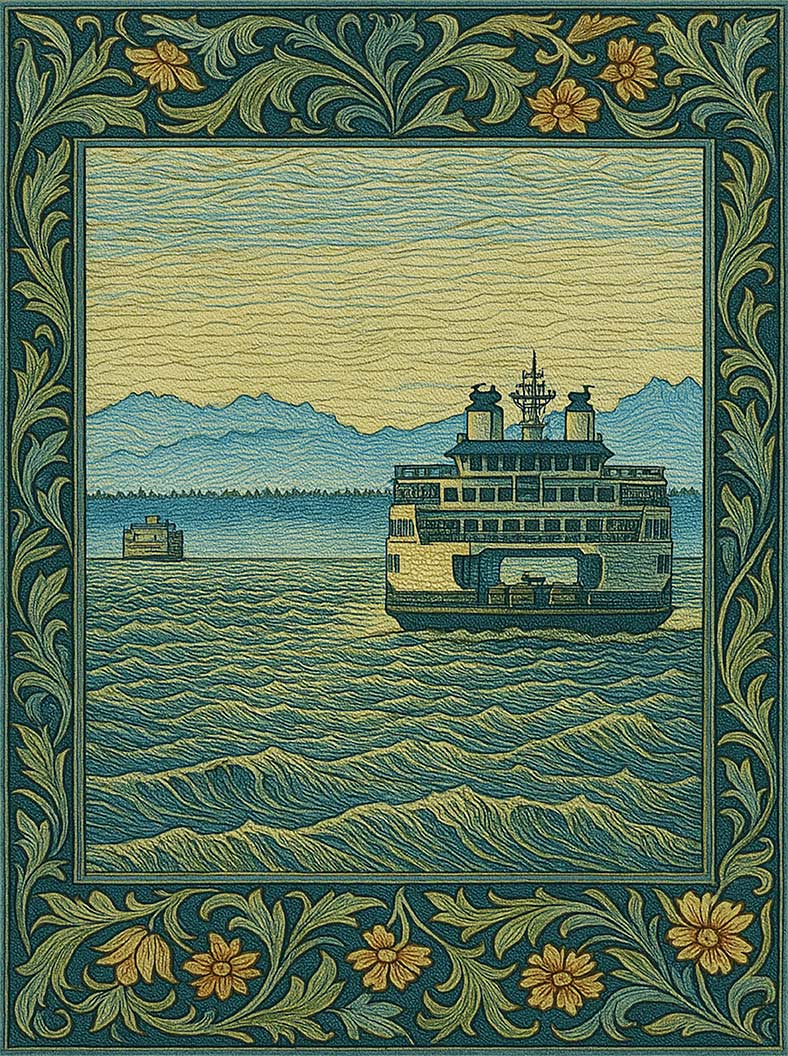 MV Suquamish Ferry, Whidbey Island
