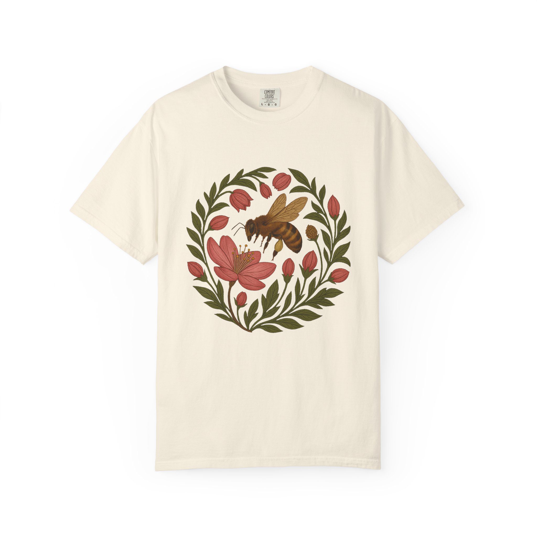 Honey Bee and Crabapple Blossom T-Shirt