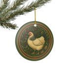 Columbian Wyandotte Hen Ornament