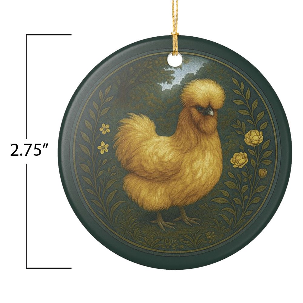 Silkie Hen Ornament