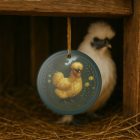 Silkie Hen Ornament