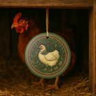 Columbian Wyandotte Hen Ornament